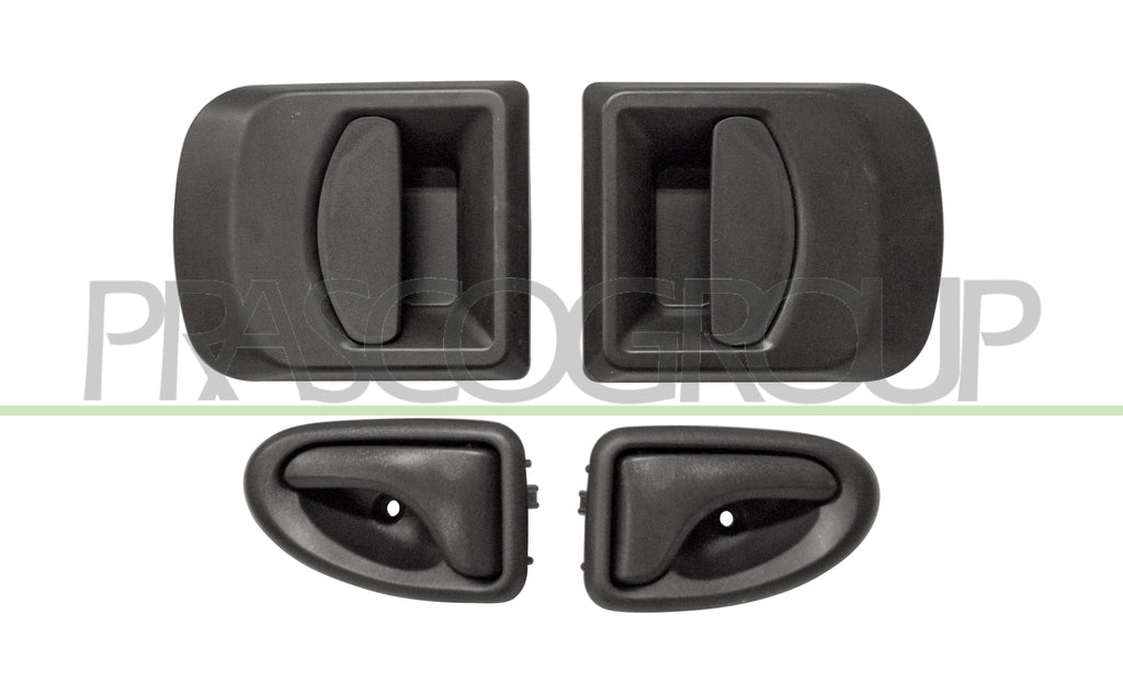 kit maniglie esterne interne nere iveco daily 2006 2009 ft9268000