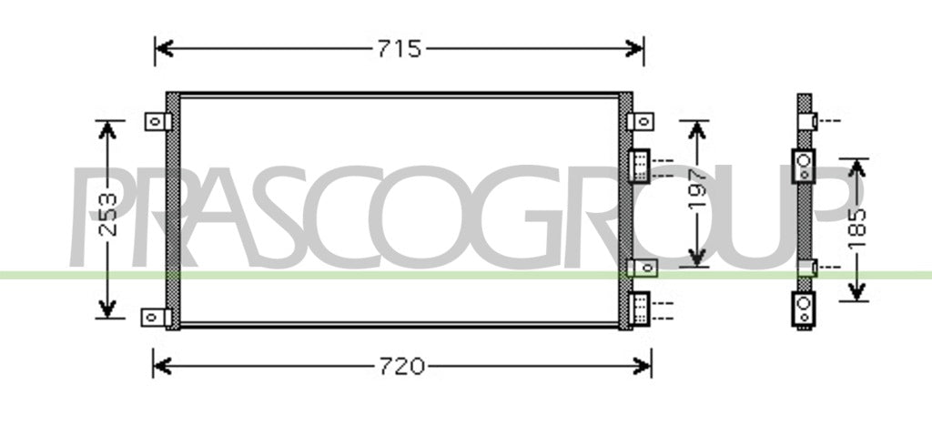 condensatore iveco daily s 2000 2000 2006 ft926c001