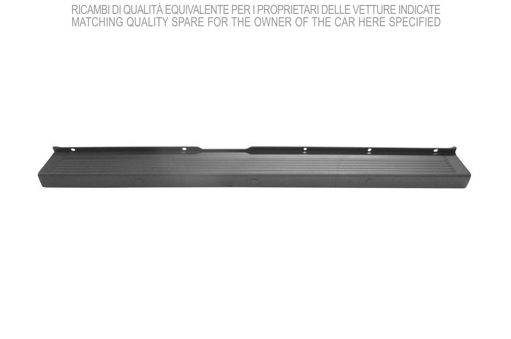paraurti posteriore centrale grigio goffrato chiaro con tracce pdc peugeot boxer 2006 2014 ft9301052