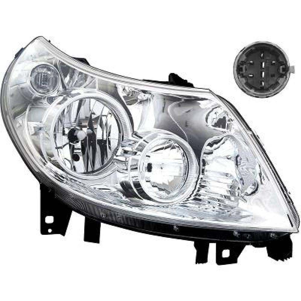 proiettore destro h1 h7 elettrico con motore 8 pins mod 12 10 citroen jumper 2006 2014 ft9304913