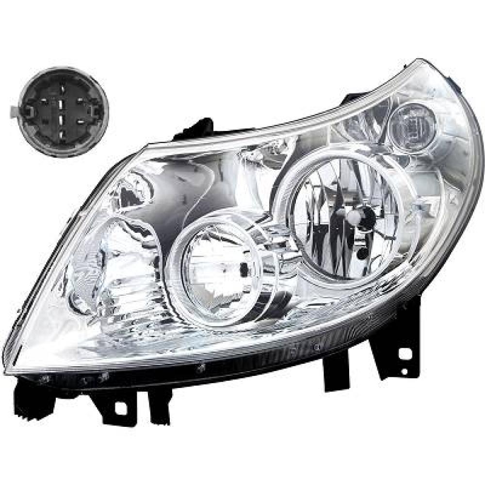 proiettore sinistro h1 h7 elettrico con motore 8 pins mod 12 10 fiat ducato 2006 2014 ft9304914