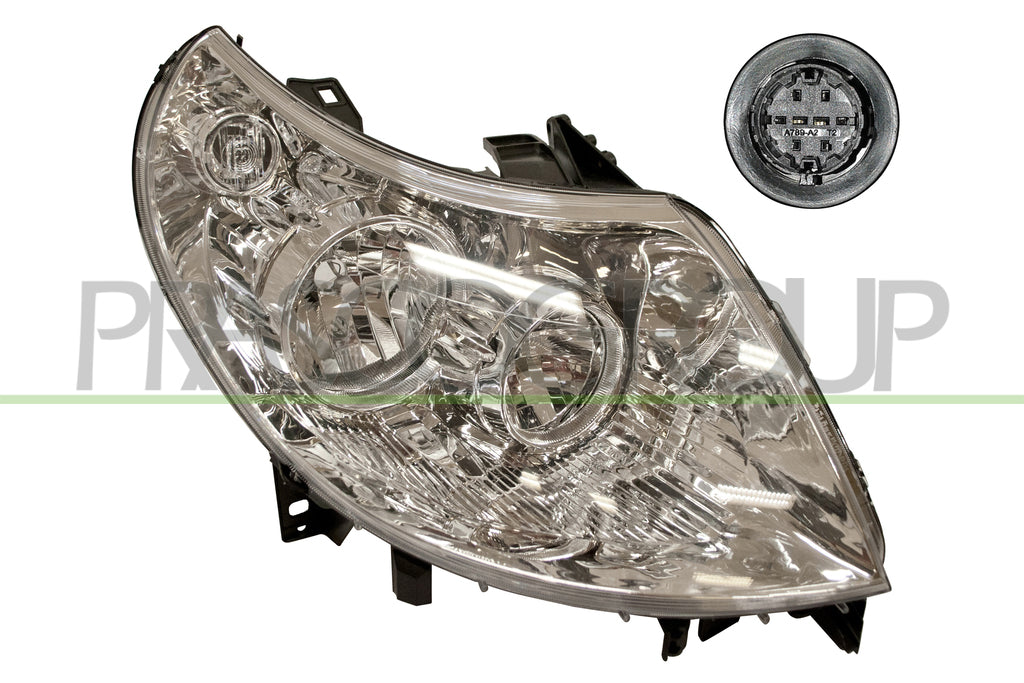 proiettore destro h1 h7 elettrico con motore 8 pins mod 01 11 citroen jumper 2006 2014 ft9304923