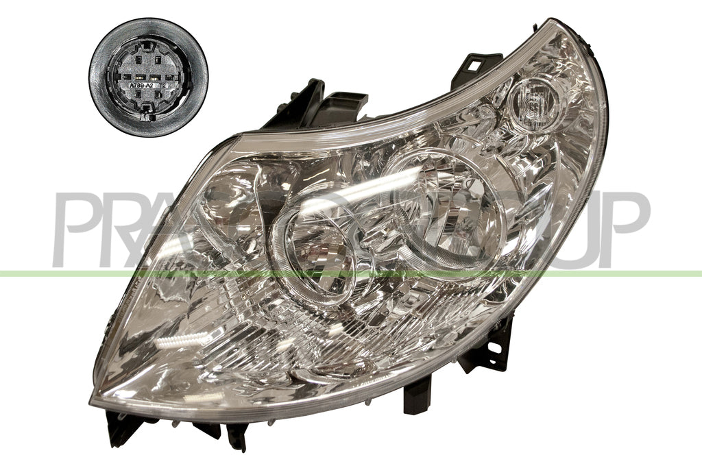 proiettore sinistro h1 h7 elettrico con motore 8 pins mod 01 11 citroen jumper 2006 2014 ft9304924