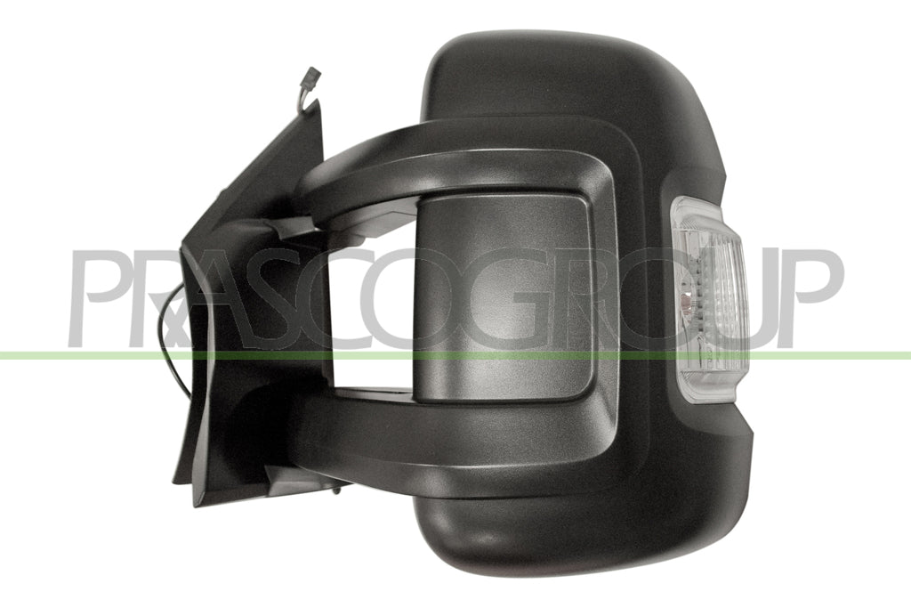 retrovisore sinistro elettrico nero termico con fanale bianco con sonda convesso braccio lungo 10 pins citroen jumper 2006 2014 ft9307115