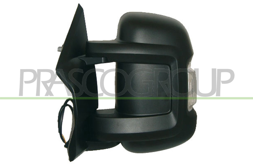 retrovisore sinistro elettrico nero termico con fanale braccio corto lampadina 5w citroen jumper 2006 2014 ft9307304