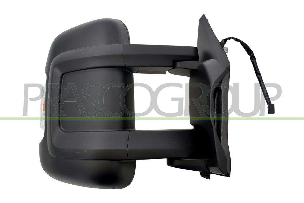 retrovisore destro elettrico nero termico con fanale arancio convesso braccio medio 8 pins citroen jumper 2006 2014 ft9307325