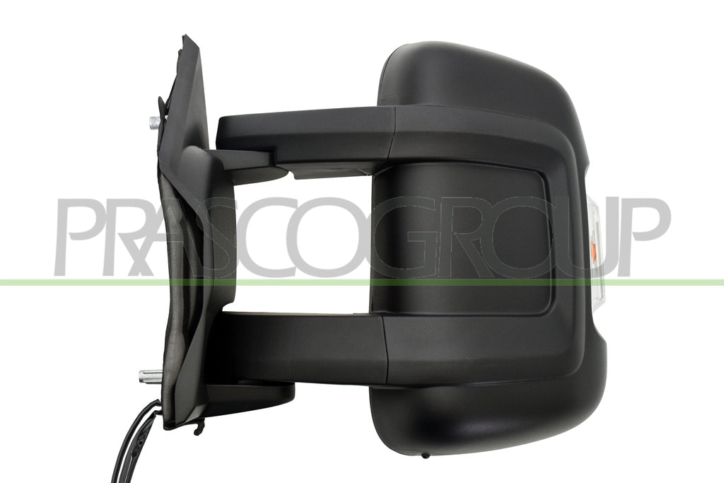 retrovisore sinistro elettrico nero termico con fanale arancio con sonda convesso braccio medio 8 pins citroen jumper 2006 2014 ft9307326