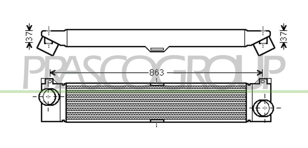 intercooler fiat ducato 2006 2014 ft930n002
