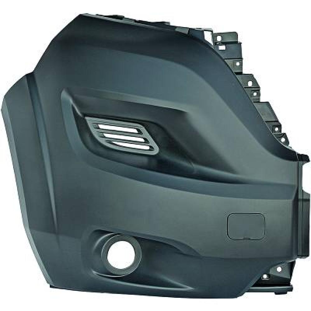 cantonale destro paraurti anteriore nero goffrato con sede fendi con tappo coprigancio peugeot boxer 2014 2024 ft9321107