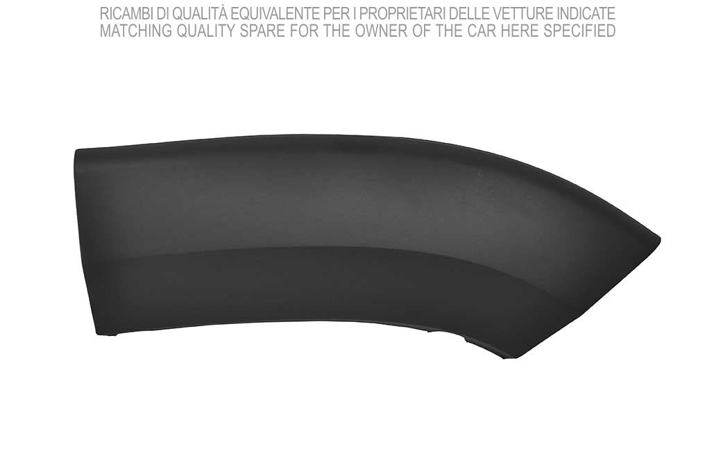 parafanghino anteriore destro nero goffrato con clips peugeot boxer 2014 2024 ft9321581
