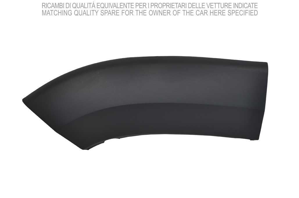 parafanghino anteriore sinistro nero goffrato con clips opel vauxhall movano 2021 ft9321582