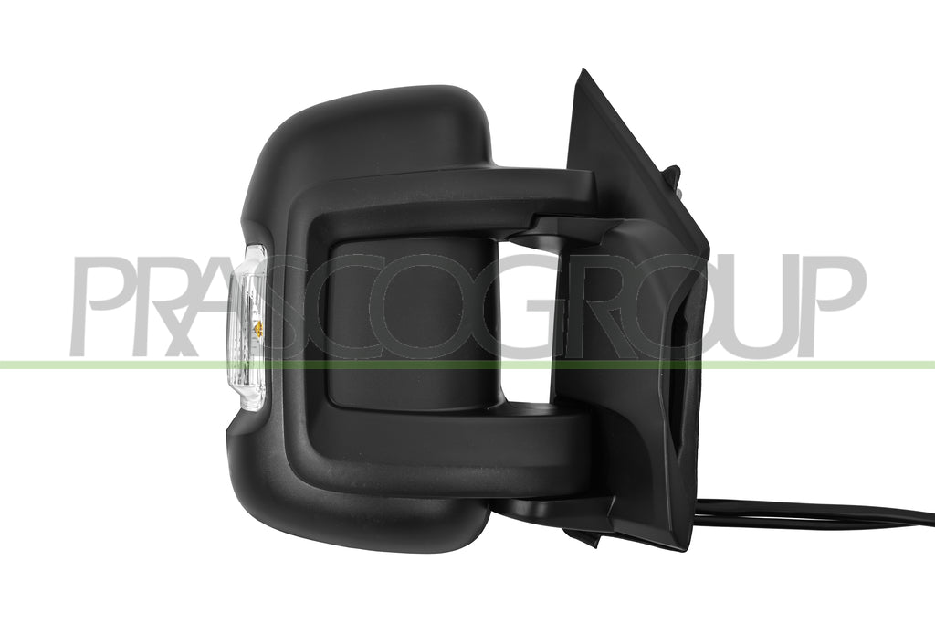 retrovisore destro elettrico nero termico chiudibile con fanale lampadina 16w con blis braccio corto convesso 12 pins opel vauxhall movano 2021 ft9327363