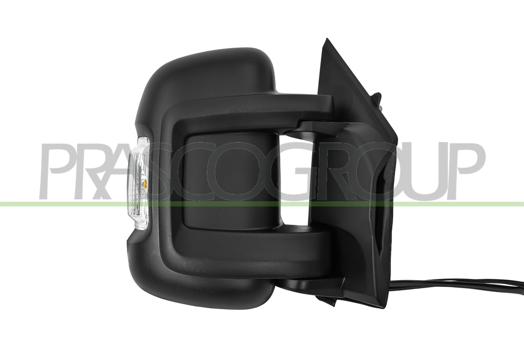 retrovisore destro elettrico nero termico chiudibile con fanale lampadina 16w con blis braccio corto con antenna radio convesso 13 pins opel vauxhall movano 2021 ft9327373
