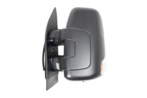 retrovisore sinistro manuale nero con fanale con sensore convesso braccio corto 4 pins iveco daily 2014 2019 ft9507005
