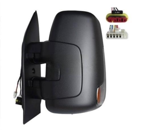 retrovisore sinistro elettrico nero termico con fanale con sonda convesso braccio corto 9 pins iveco daily 2014 2019 ft9507304