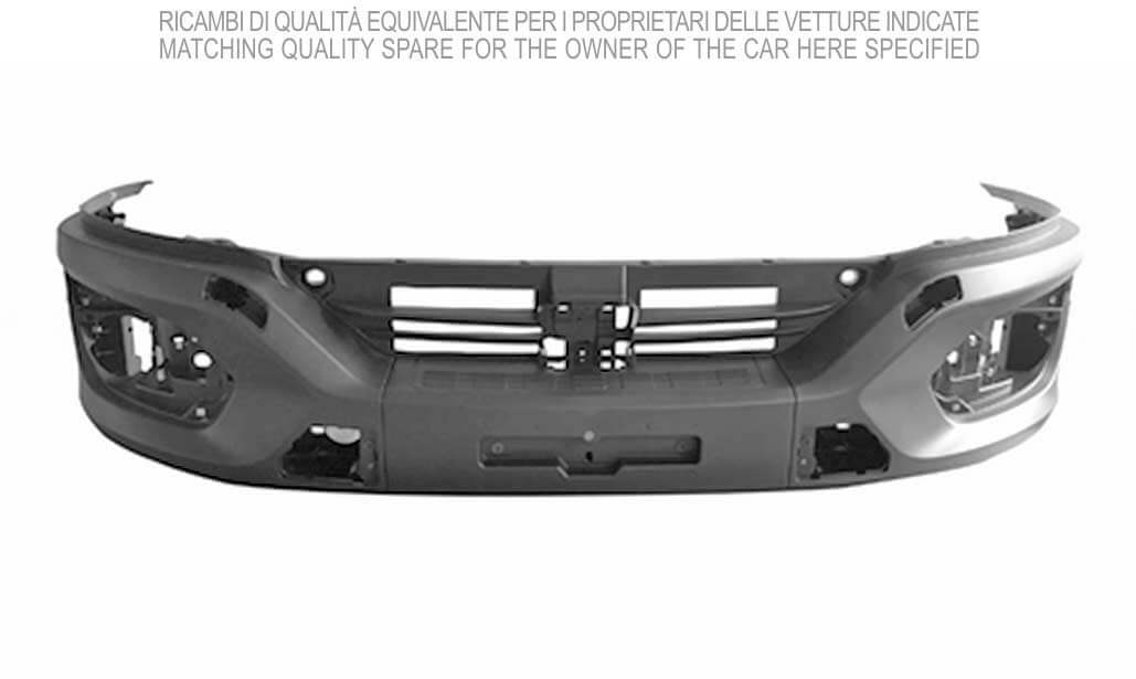 paraurti anteriore inferiore nero goffrato iveco daily 2019 ft9511001