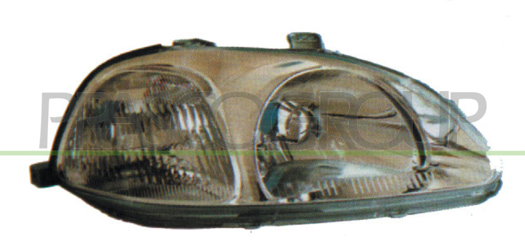 proiettore destro h4 manuale mod 3 porte honda civic 1995 1999 hd0344623