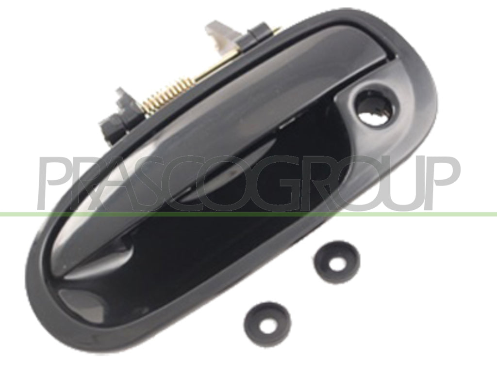 maniglia anteriore sinistra esterna nera liscia con foro nottolino honda civic 1995 1999 hd0348002