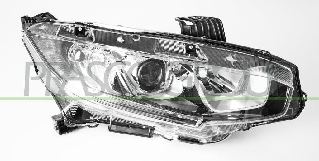 proiettore destro h11 hb3 elettrico con motore con luce diurna led honda civic x fk 5 porte 2017 2022 hd0464913