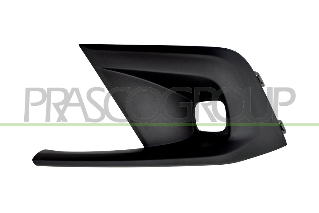 griglia sinistra paraurti anteriore nera goffrata con sede fendinebbia honda civic xi fe 5 porte 2022 hd0502114