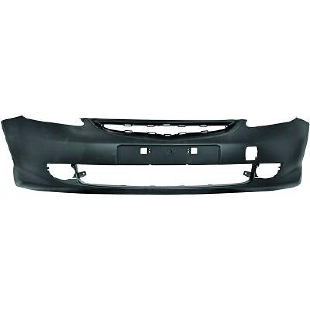 paraurti anteriore nero liscio da primerizzare con sede fendinebbia honda jazz 2004 2008 hd3221011