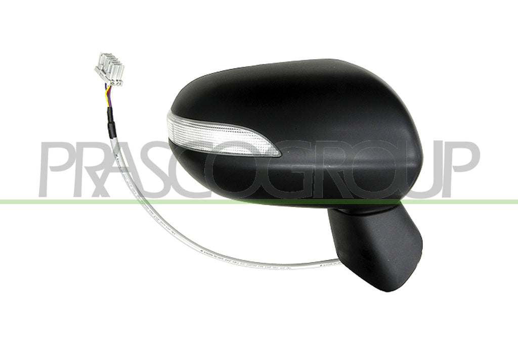 retrovisore destro elettrico nero chiudibile con fanale convesso honda jazz 2004 2008 hd3227123