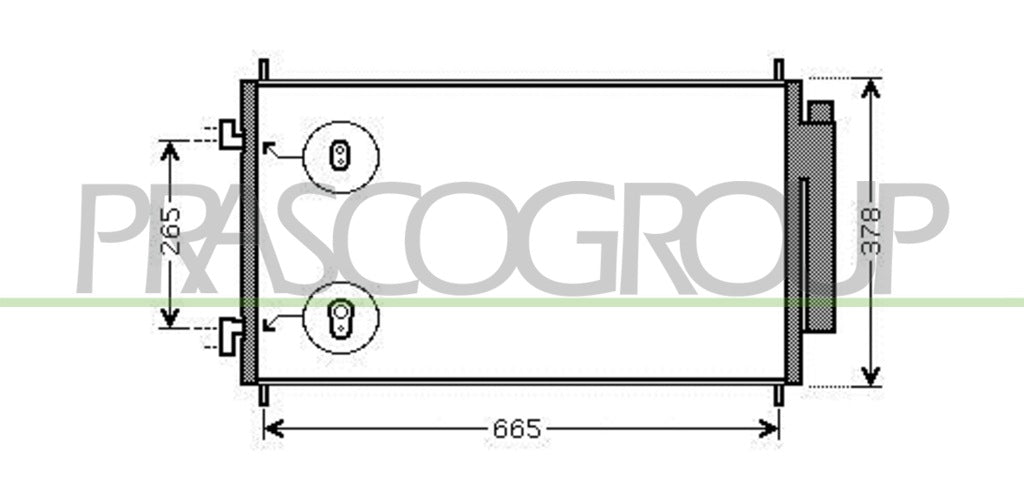 condensatore honda cr v 2007 2009 hd828c001