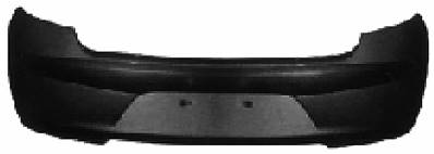 paraurti posteriore nero liscio da primerizzare con modanatura hyundai i10 2007 2009 hn0021051