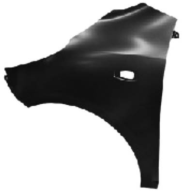parafango anteriore sinistro con foro lucciola hyundai i10 2007 2009 hn0023014
