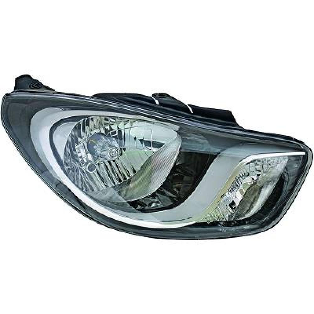 proiettore destro h4 elettrico con motore nero hyundai i10 pa 2010 2013 hn0034803