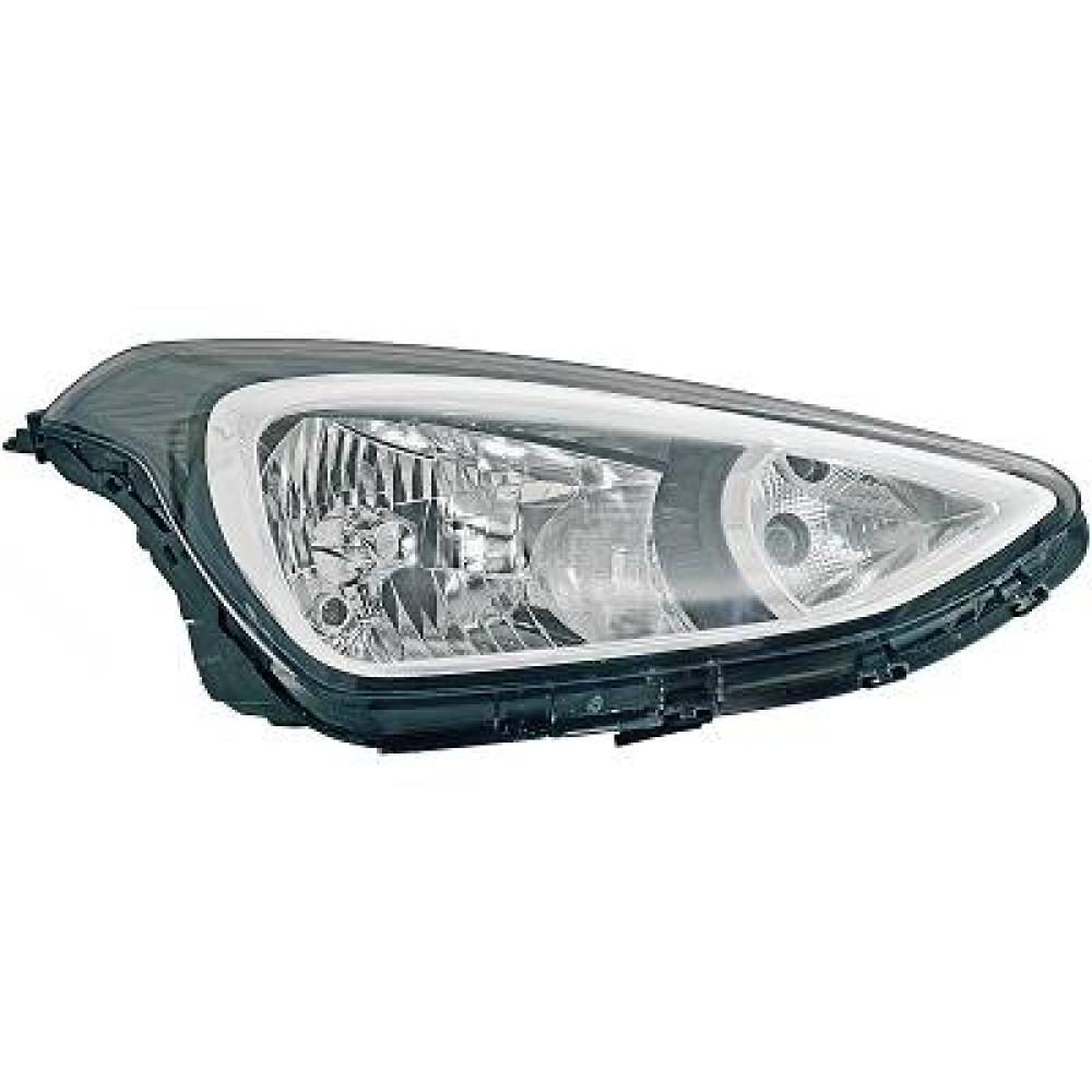 proiettore destro h4 elettrico con motore hyundai i10 ia 2013 2016 hn0044813