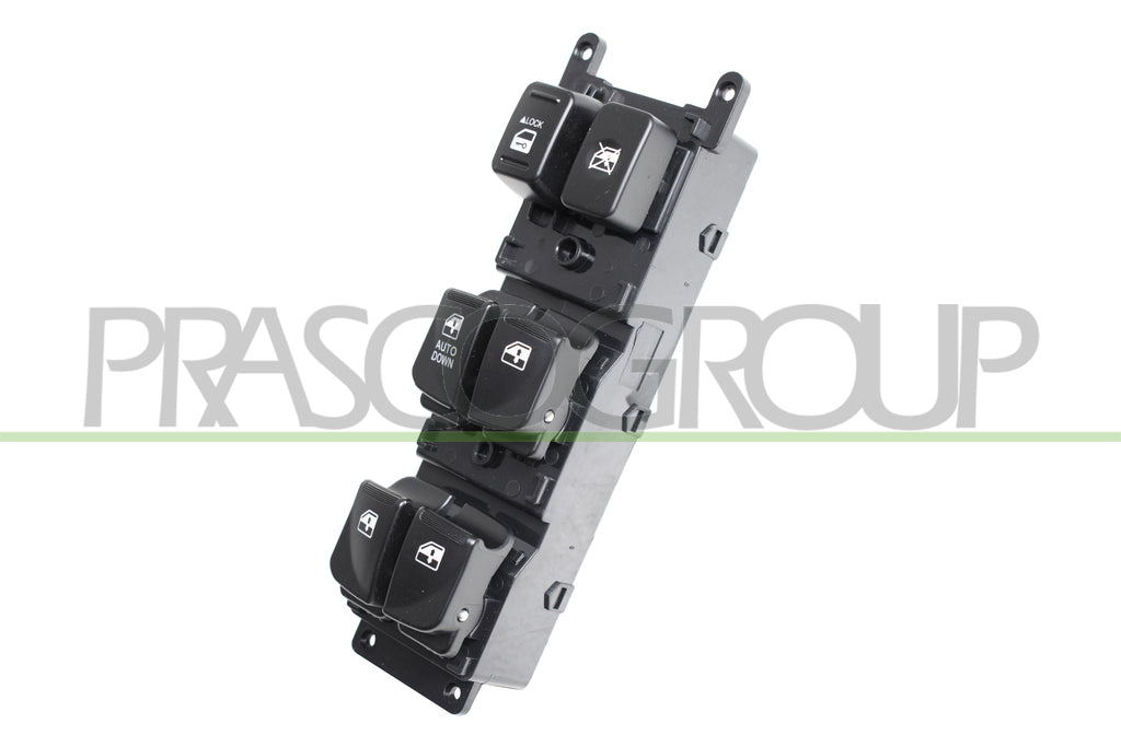 pulsantiera alzacristallo porta anteriore sinistra nera 4 interruttori 14 pins hyundai accent 2006 2010 hn019ws04