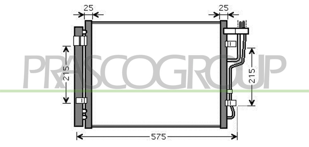 condensatore hyundai i30 2007 2010 hn040c002