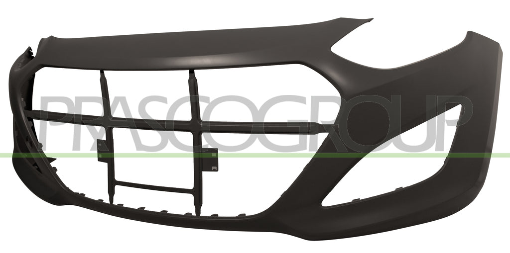 paraurti anteriore nero liscio da primerizzare con sede luci diurne led hyundai i30 2012 2016 hn0421001