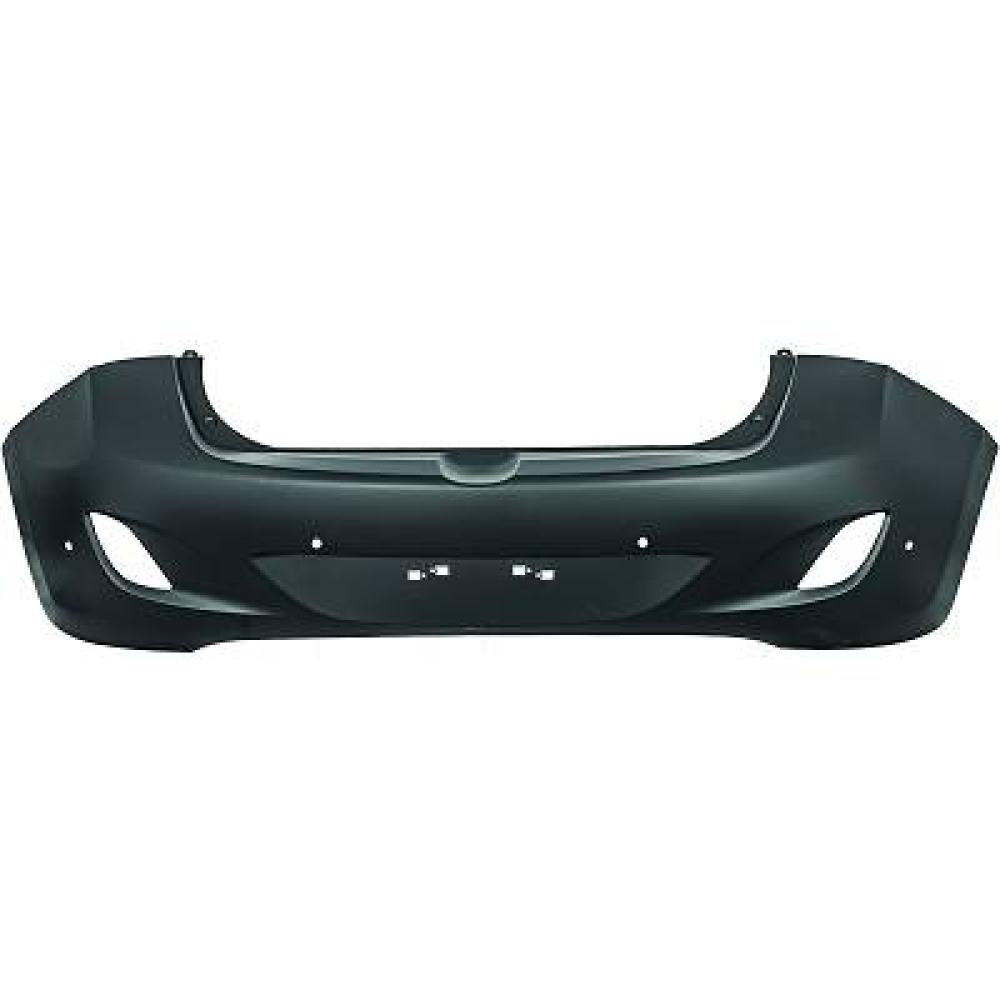 paraurti posteriore nero liscio da primerizzare con fori pdc supporti con tracce park assist hyundai i30 2012 2016 hn0421061