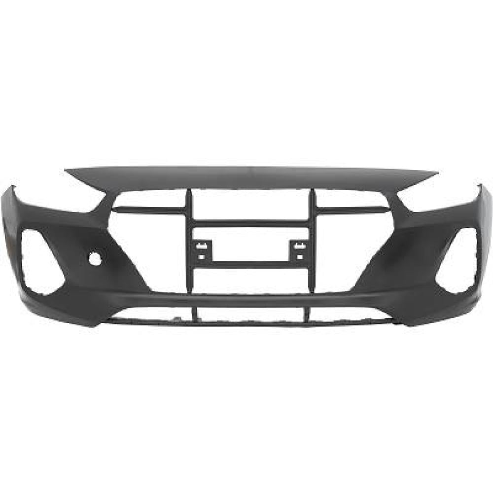 paraurti anteriore nero liscio da primerizzare con tracce pdc hyundai i30 2016 2019 hn0441001