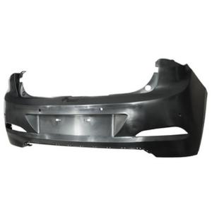 paraurti posteriore nero liscio da primerizzare con fori pdc supporti 5 porte hyundai i20 2014 2018 hn2041061