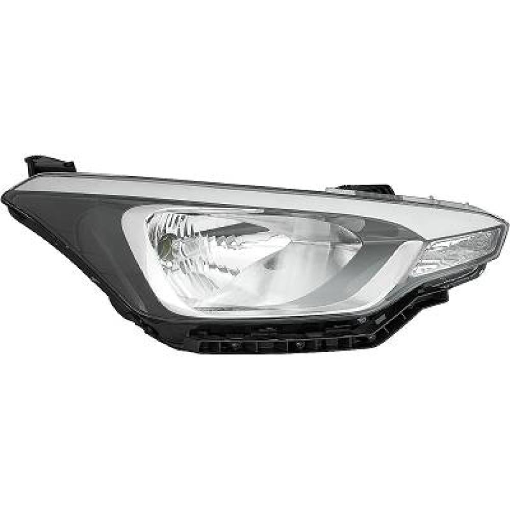 proiettore destro h4 elettrico senza motore mod 5 porte hyundai i20 2014 2018 hn2044603