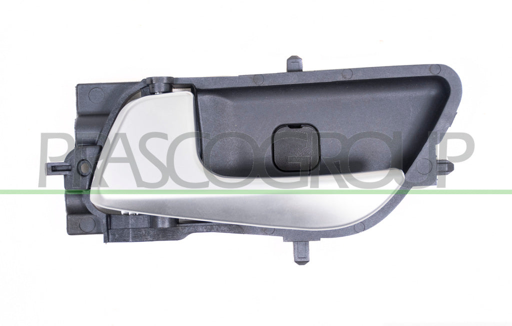 maniglia anteriore posteriore sinistra interna con leva argento con mostrina nera hyundai i20 2014 2018 hn2048402