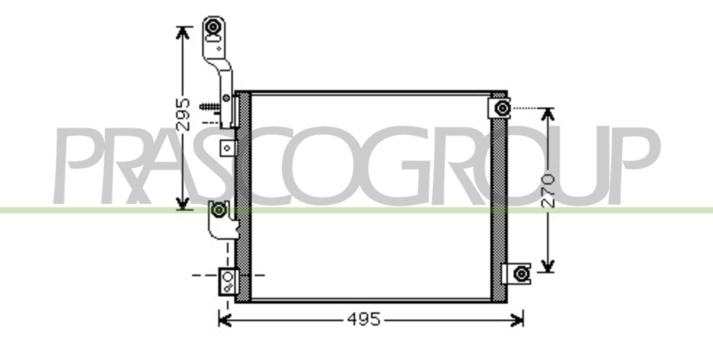 condensatore hyundai atos prime 2003 2006 hn324c002