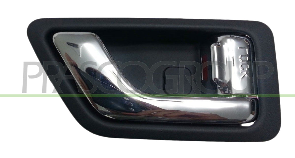 maniglia anteriore destra interna con leva cromata con mostrina nera hyundai getz 2005 2008 hn3308405