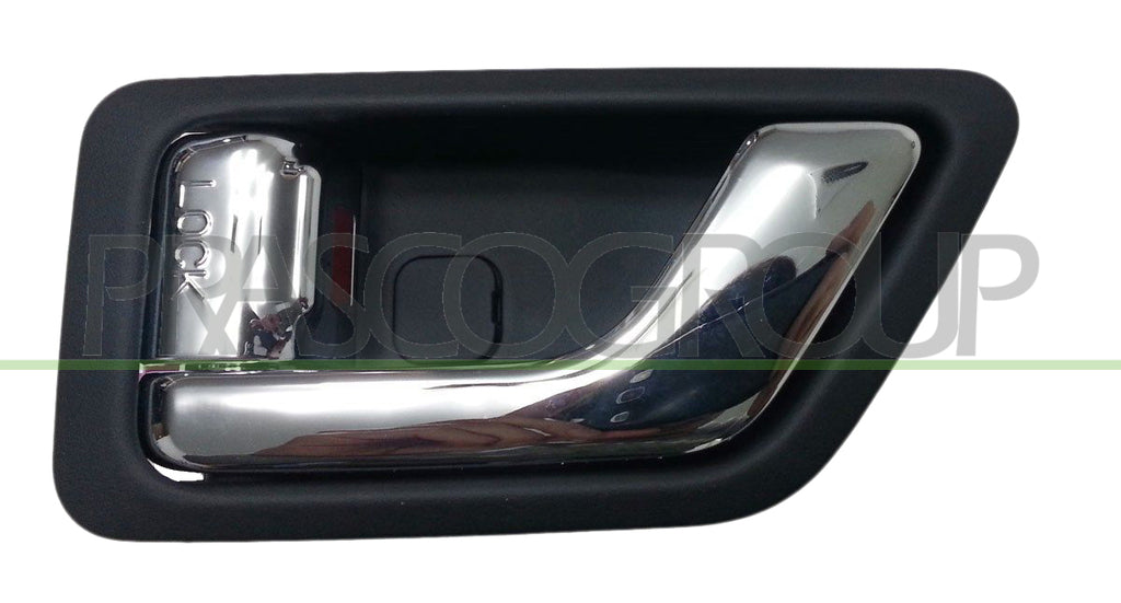 maniglia anteriore sinistra interna con leva cromata con mostrina nera hyundai getz 2005 2008 hn3308406