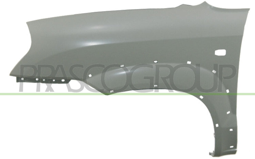 parafango anteriore sinistro con fori lucciola e parafanghino hyundai tucson 2004 2010 hn8023014