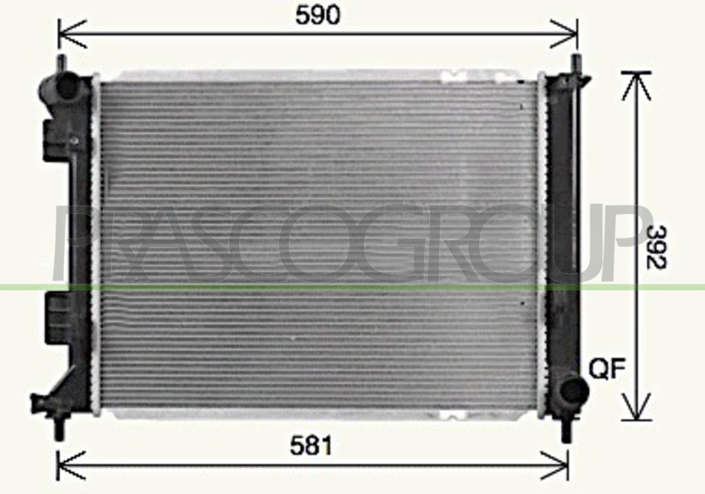 radiatore hyundai tucson 2004 2010 hn802r001