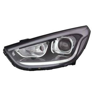 proiettore sinistro hir2 py21w elettrico senza motore nero led hyundai ix35 2013 2015 hn8054914