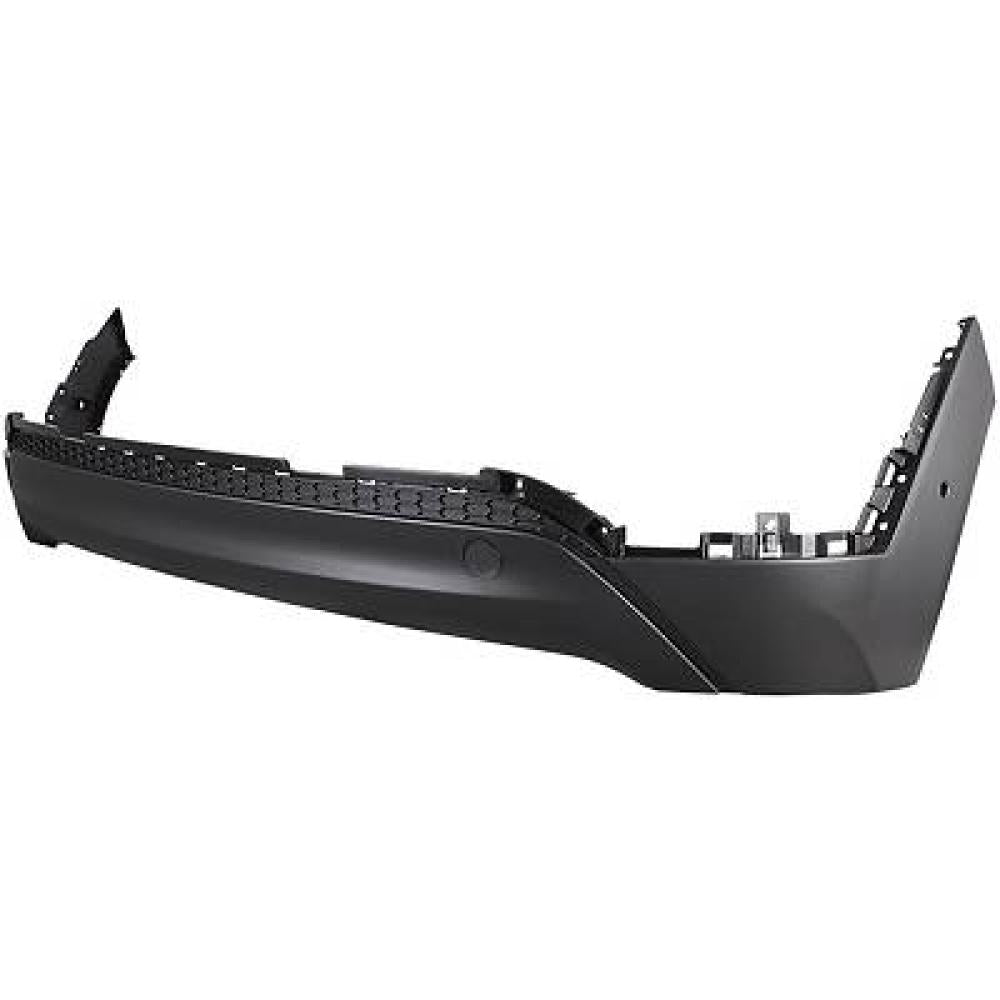 spoiler paraurti posteriore nero goffrato con tappo copri gancio con fori park assist supporti hyundai tucson 2015 2018 86650d7000