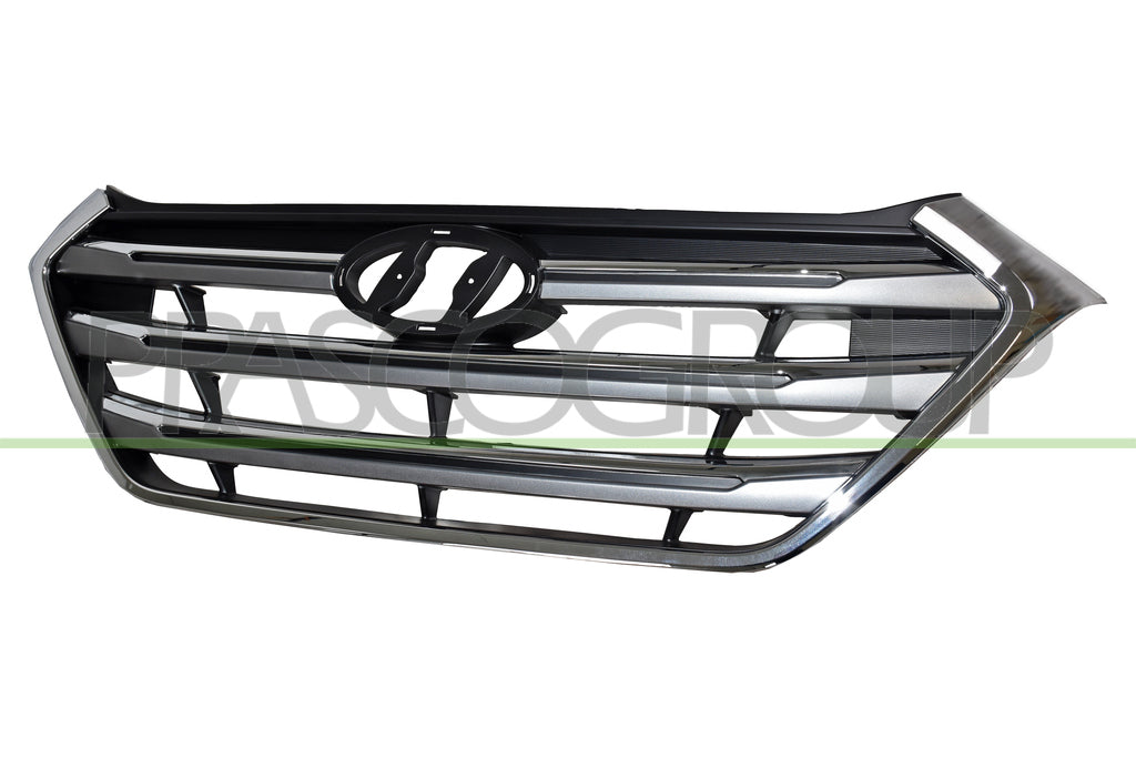 griglia radiatore nera con modanatura cromata hyundai tucson 2015 2018 hn8062001