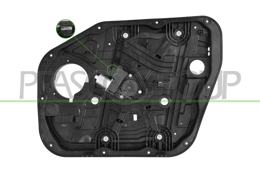 alzacristallo anteriore destro con pannello mod 5 porte comfort hyundai tucson tl 2015 2018 hn806w041