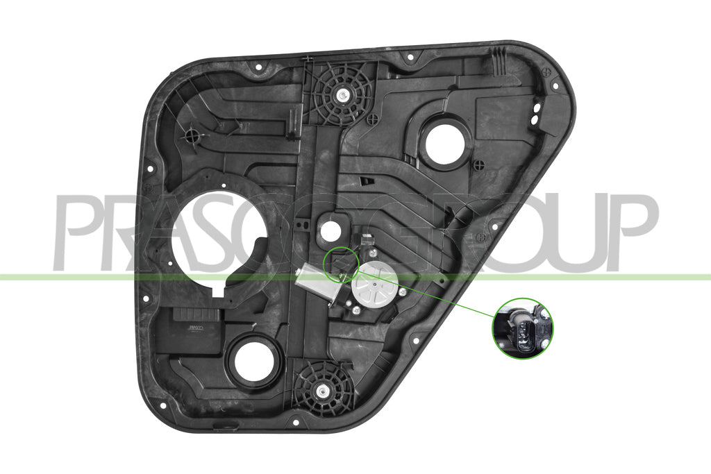 alzacristallo posteriore destro con pannello mod 5 porte hyundai tucson tl 2015 2018 hn806w087