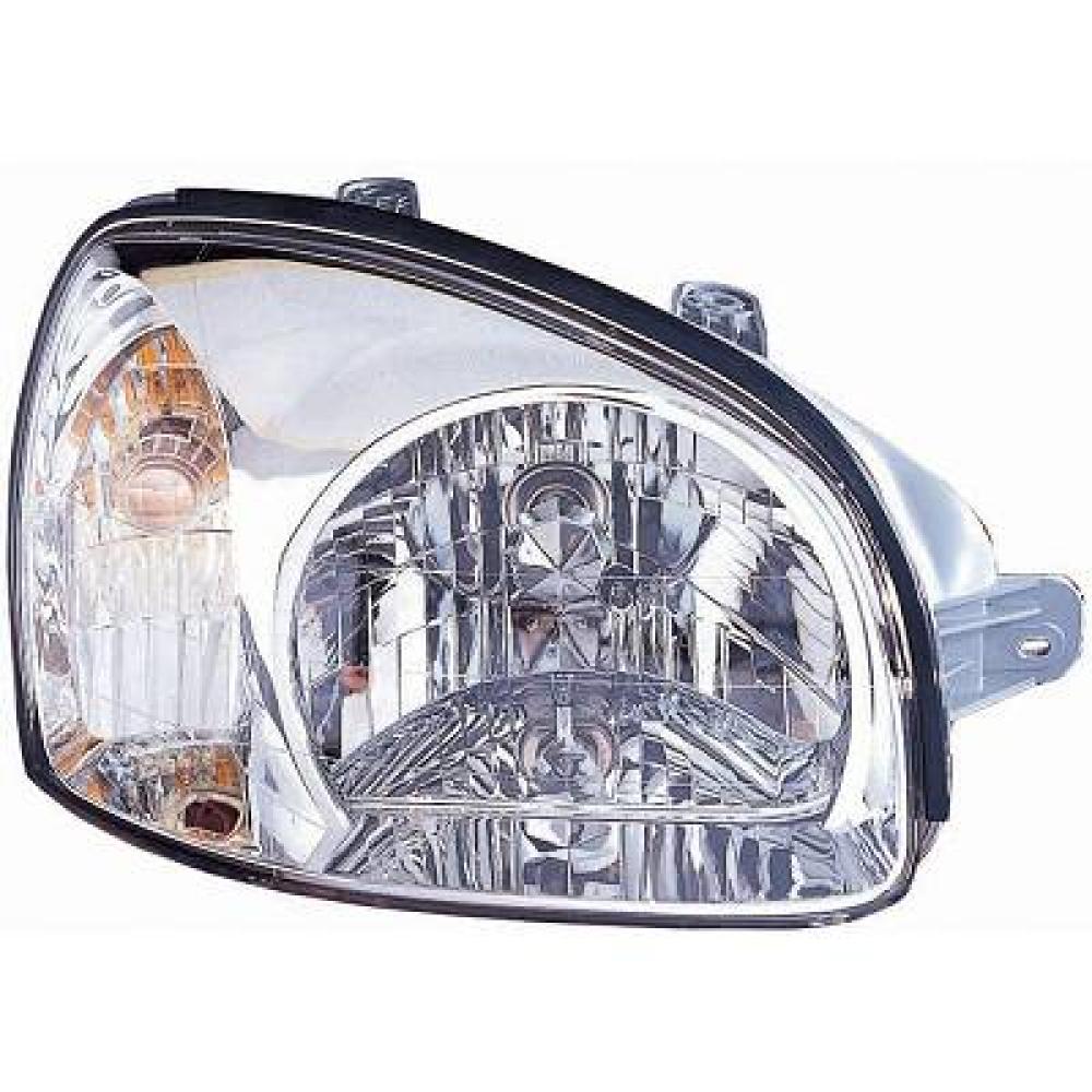 proiettore destro h4 elettrico hyundai santa fe sm 2000 2003 hn8124803